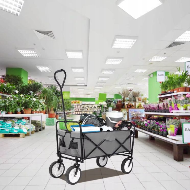 TRANSPORT TROLLEY FOLDING BEACH GARDEN HIKING 100L STRONG LARGE Product weight with unit packaging 8 kg