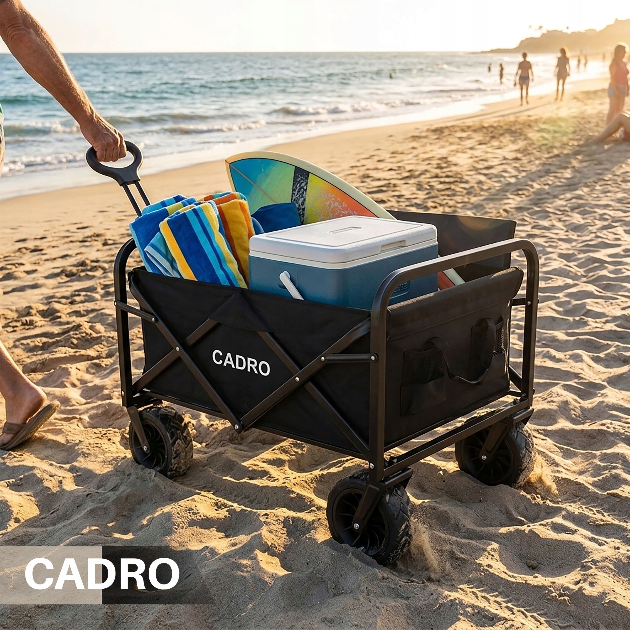 TRANSPORT TROLLEY FOLDING GARDEN TOURIST OFF-ROAD 120L LIFTING CAPACITY 400KG Packaging status original