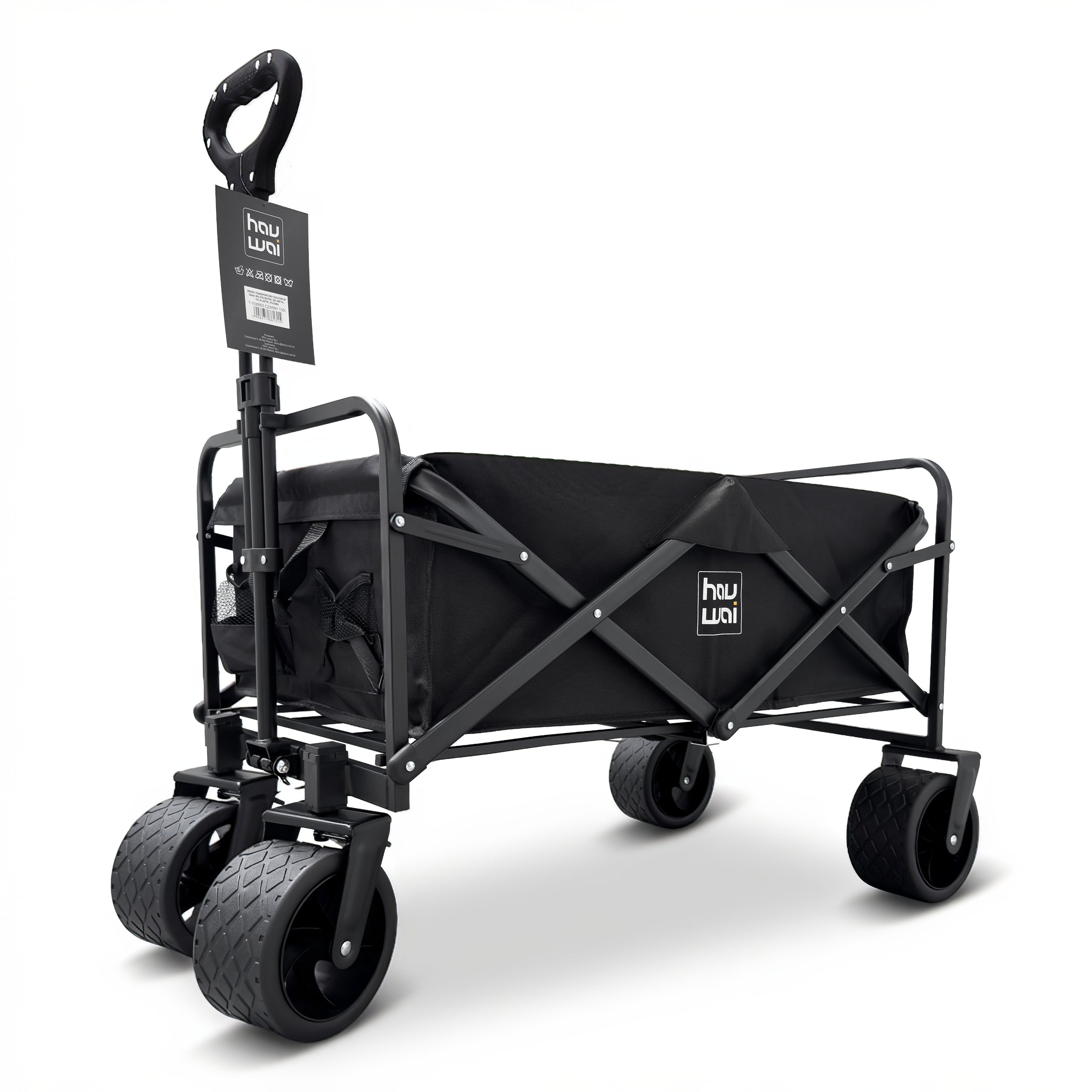 TRANSPORT TROLLEY FOLDING GARDEN TOURIST OFF-ROAD WHEELS 150 L Packaging status original