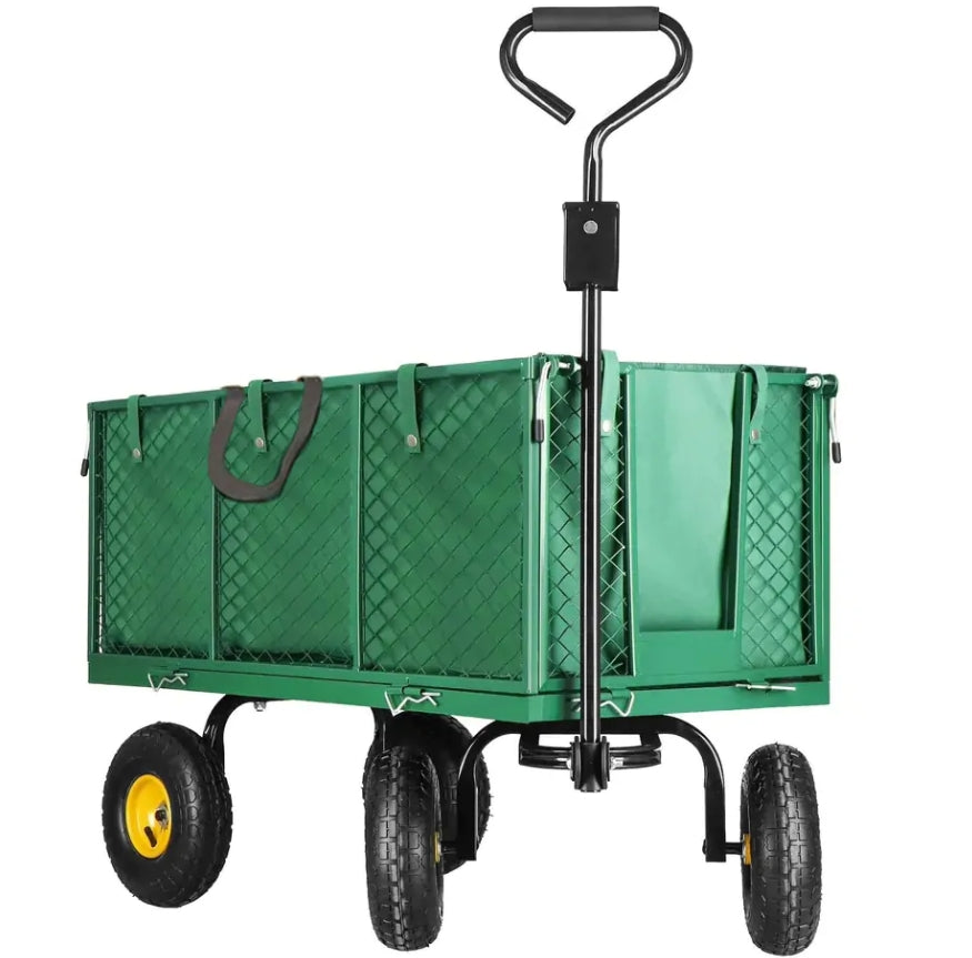 TRANSPORT TROLLEY Folding Garden Tourist OFF-ROAD WHEELS UP TO 550KG Brand no brand
