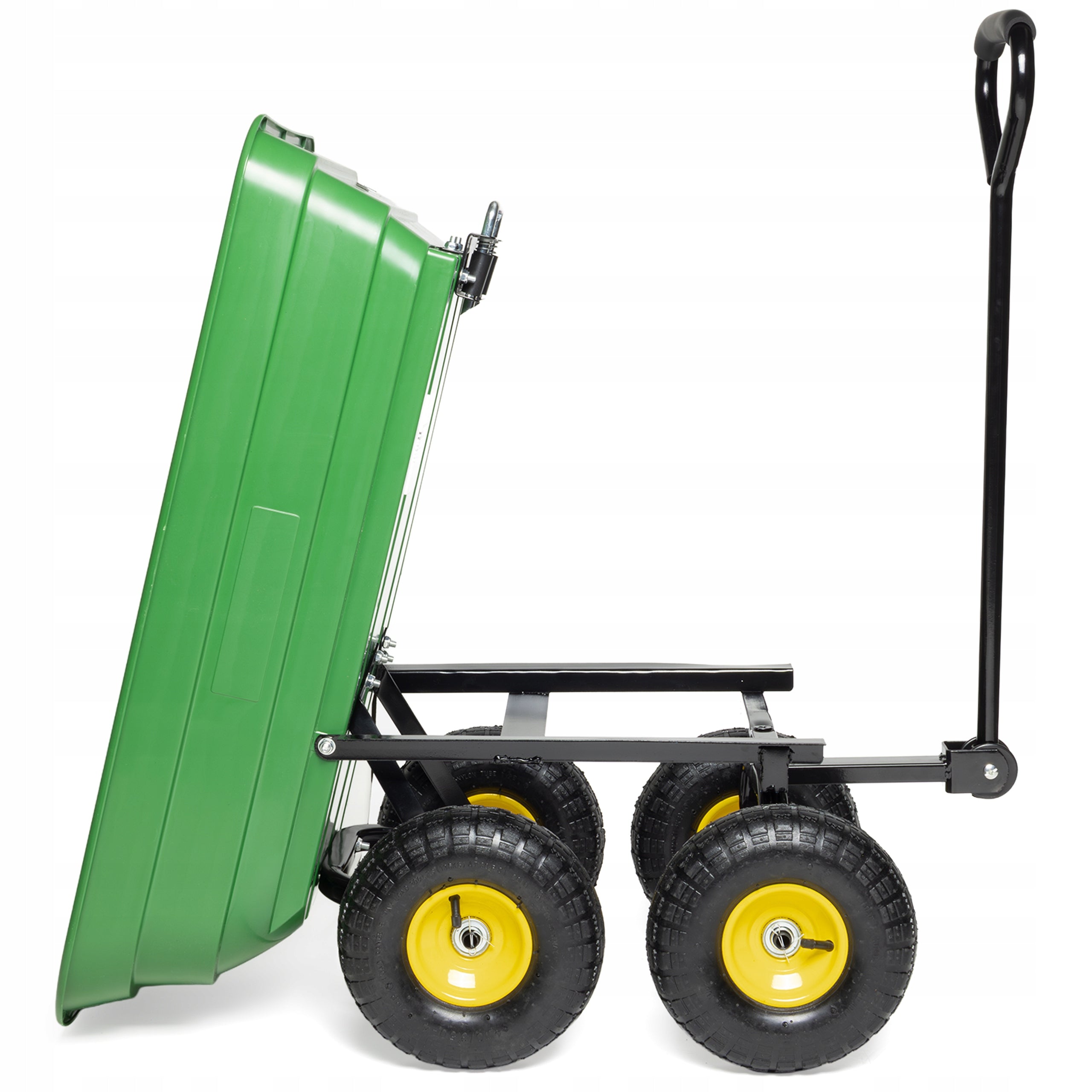 TRANSPORT TROLLEY GARDEN DUMP TRUCK WHEELBARROW TRAILER DURABLE 75L Brand Xtech