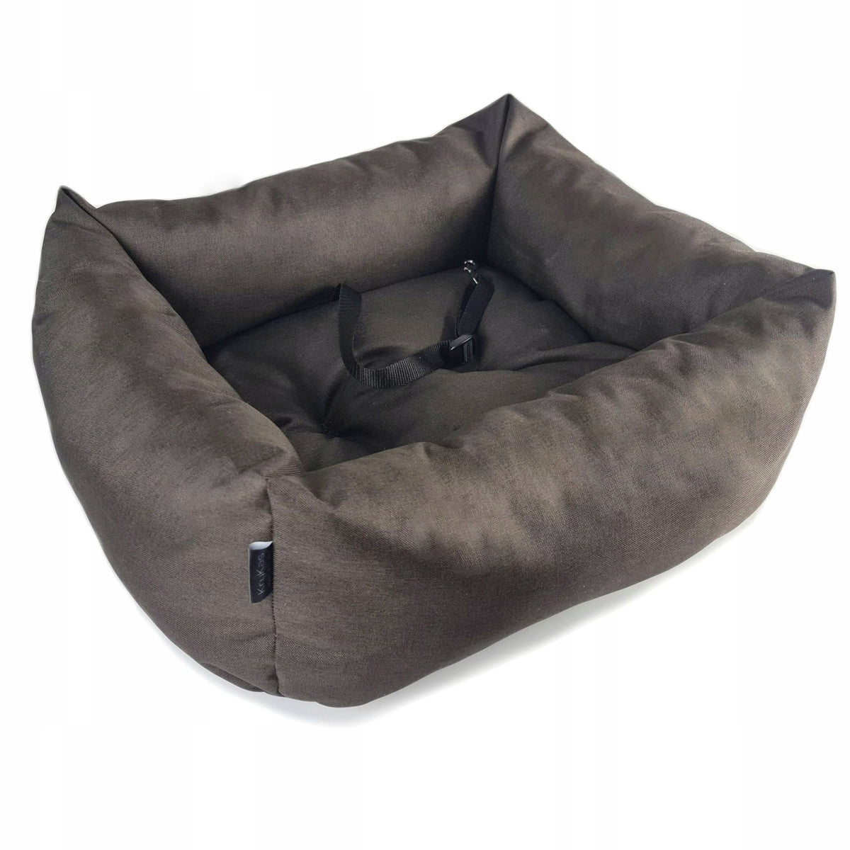 TRANSPORTER - Bed Dog car seat EXCLUSIVE brown Packaging status original