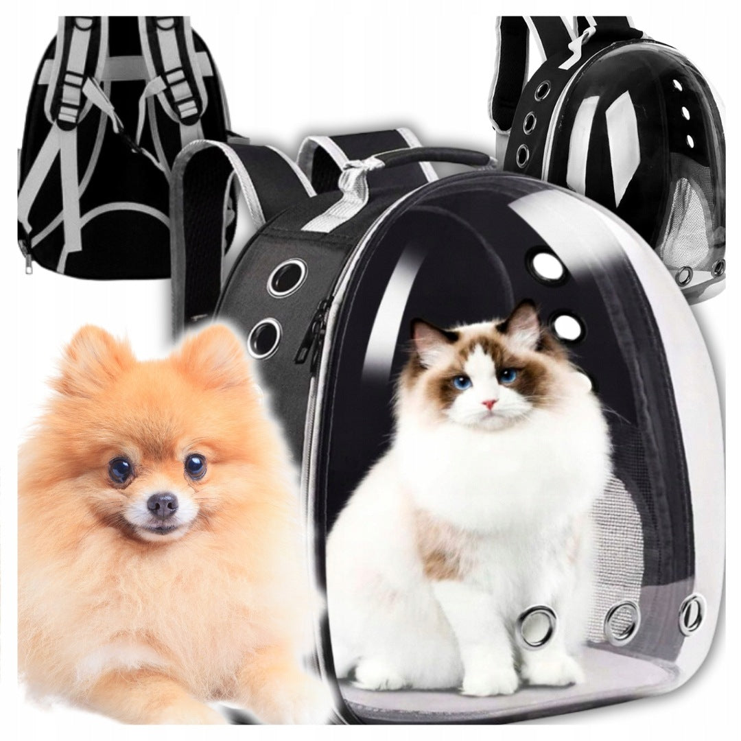 TRANSPORTER DOG BACKPACK TRANSPARENT FOR RABBIT DOG CATS