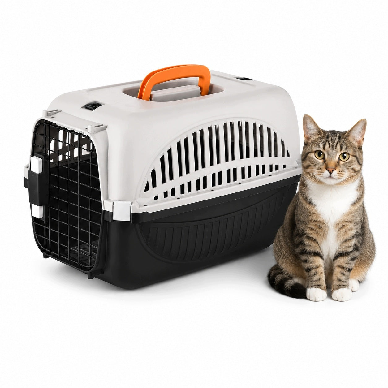 TRANSPORTER FOR CAT, DOG, RABBIT - LARGE AND STURDY, EASY OPENING