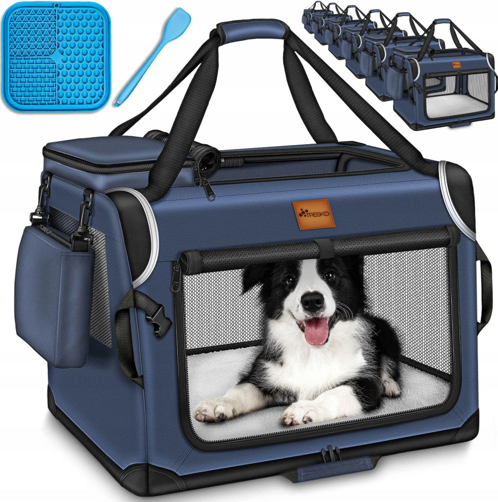 TRANSPORTER PET TRAVEL BAG SIZE S 50 x 34 x 34 CM NAVY BLUE