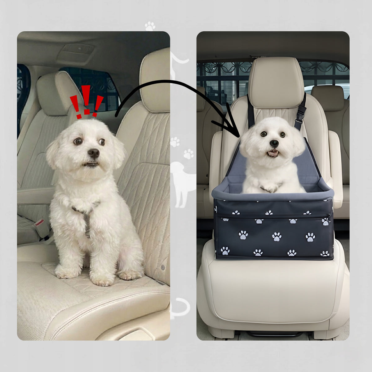 TRANSPORTER PREMIUM CAR SEAT FOR CAT DOG TRAVEL TO CAR BELTS Manufacturer code TRANSPORTER CZARNY