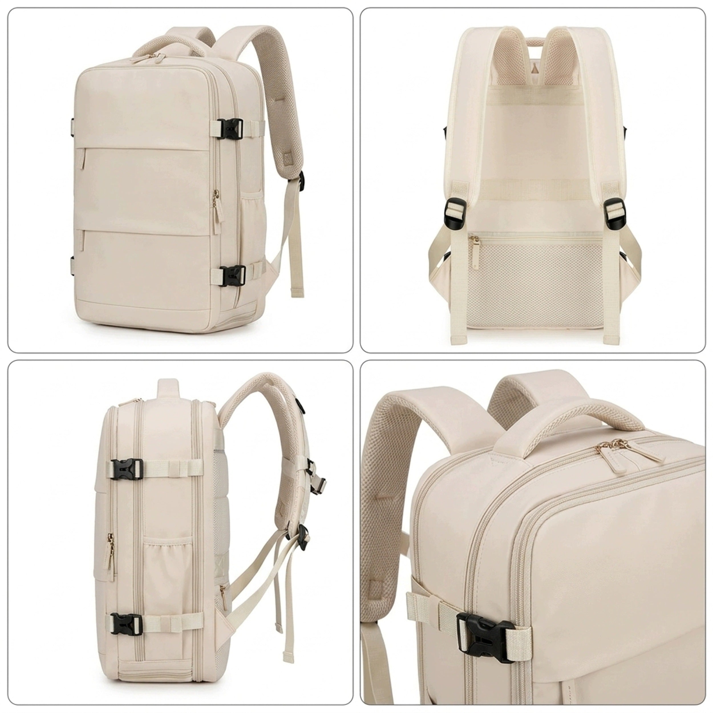 TRAVEL BACKPACK 40x30x20 CABIN LUGGAGE AIRPLANE WIZZAIR RYANAIR WATERPROOF Brand no brand