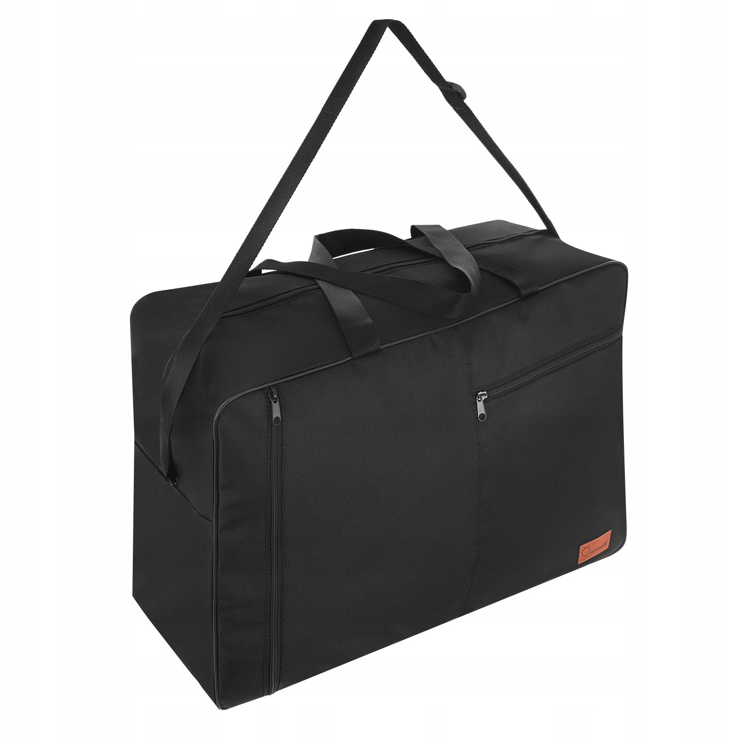 TRAVEL BAG HAND LUGGAGE FOR AIRCRAFT 55X40X23 FLIGHT BLACK 50 LITERS