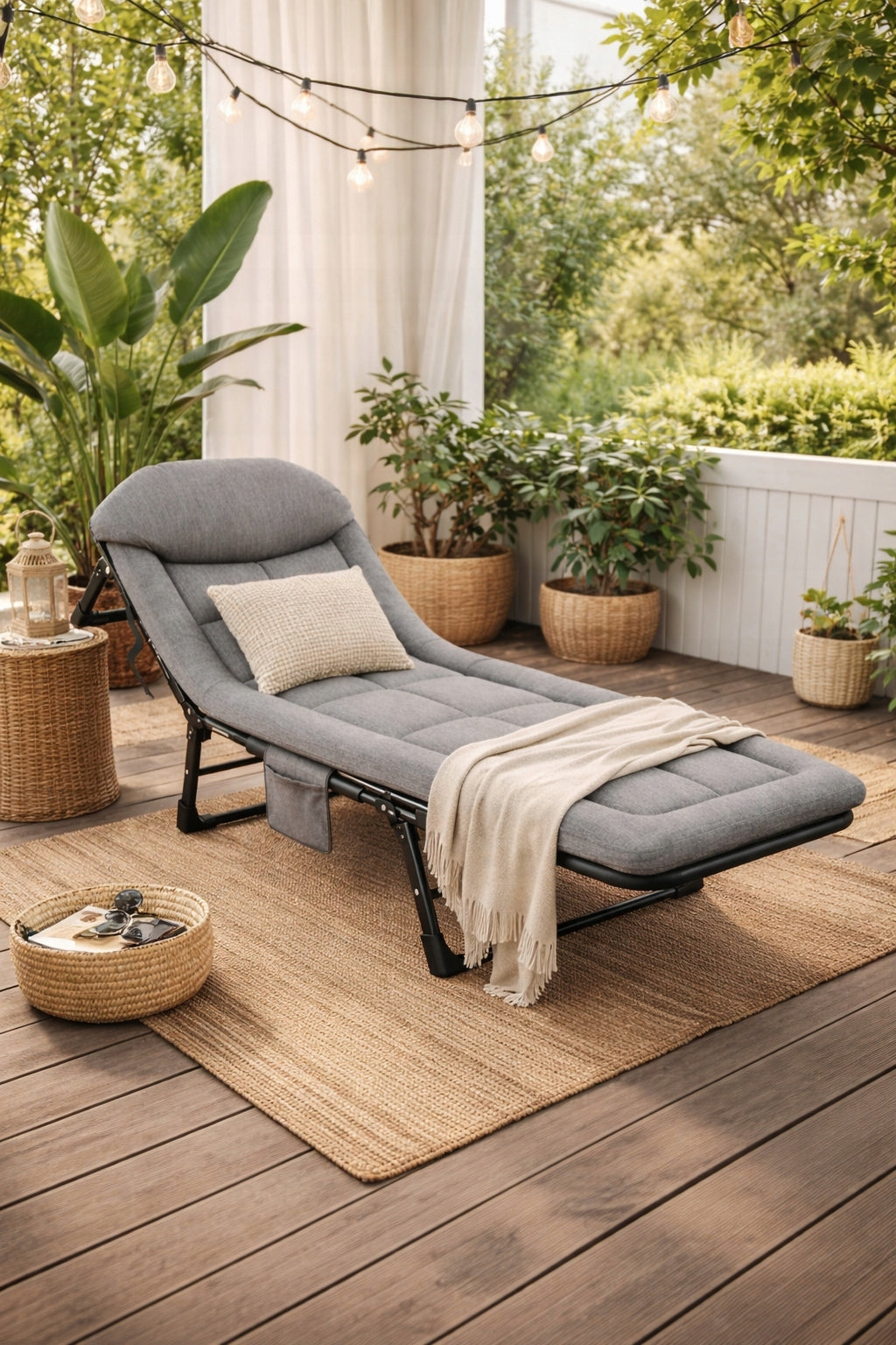 TRAVEL BED FOLDING GARDEN COUCH SUN LOUNGER LIGHT PORTABLE FIELD Manufacturer code AR06SZ