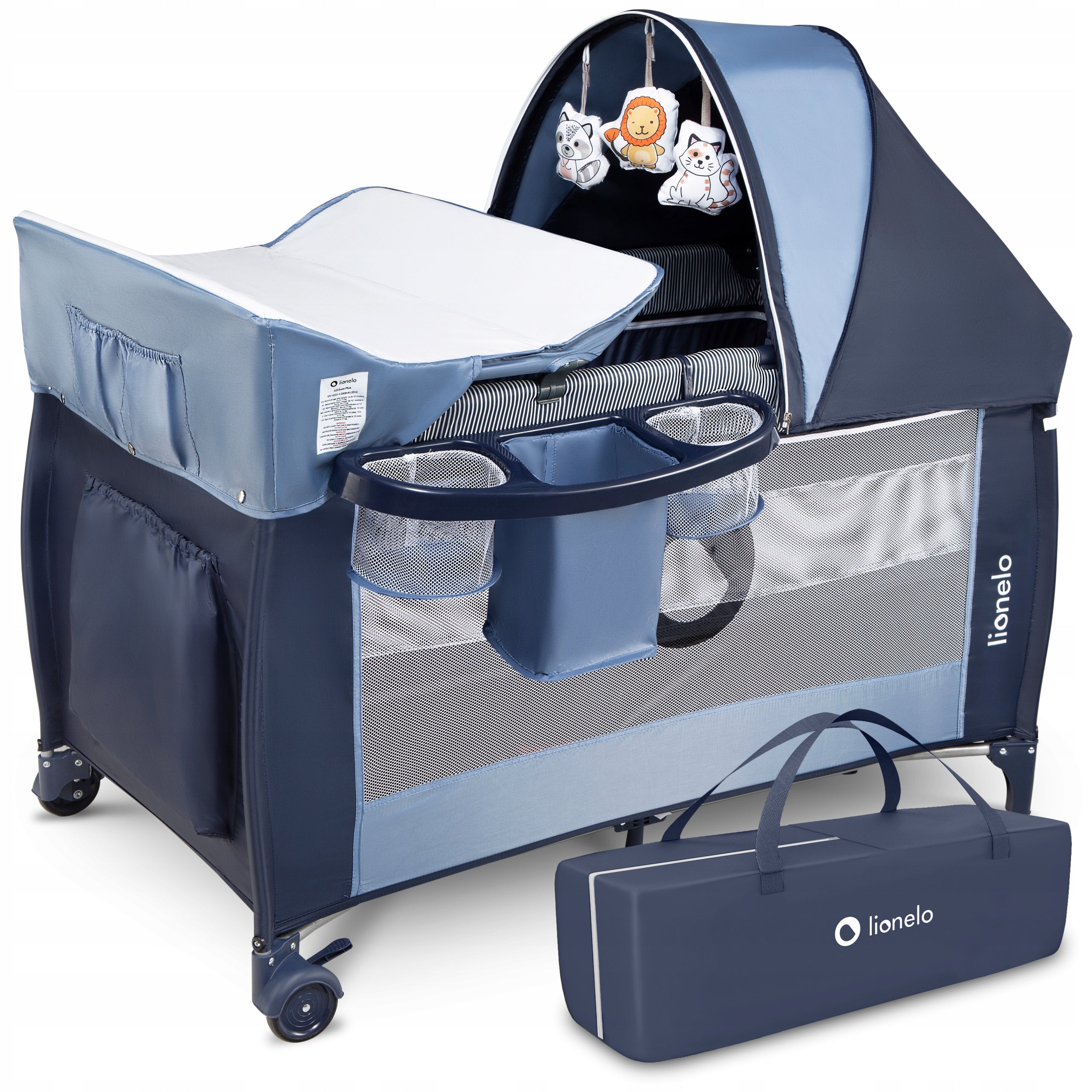 TRAVEL BED FOLDING PLAYPEN LIONELO SWEN