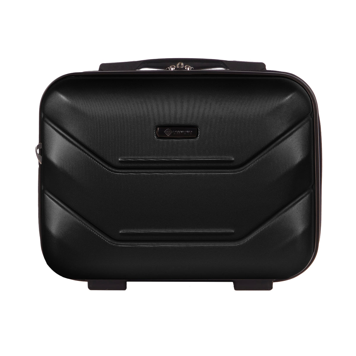 TRAVEL CASE COSMETIC BAG LUGGAGE DIAMOND BLACK Hard BC 14" A227 ABS Manufacturer code A227_BC