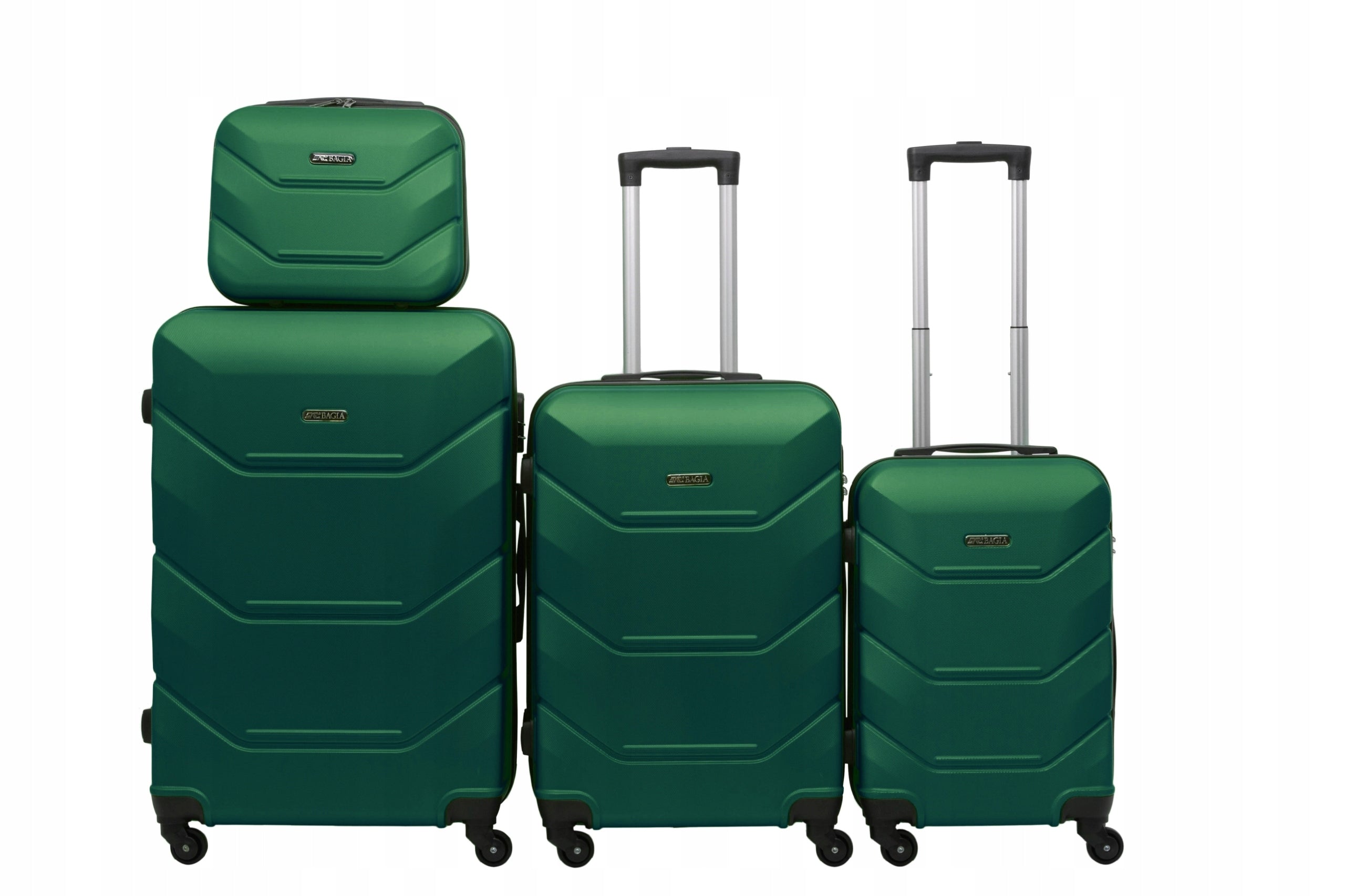 TRAVEL CASE LARGE MEDIUM SMALL SUITCASE WHEELS LUGGAGE BAG PREMIUM