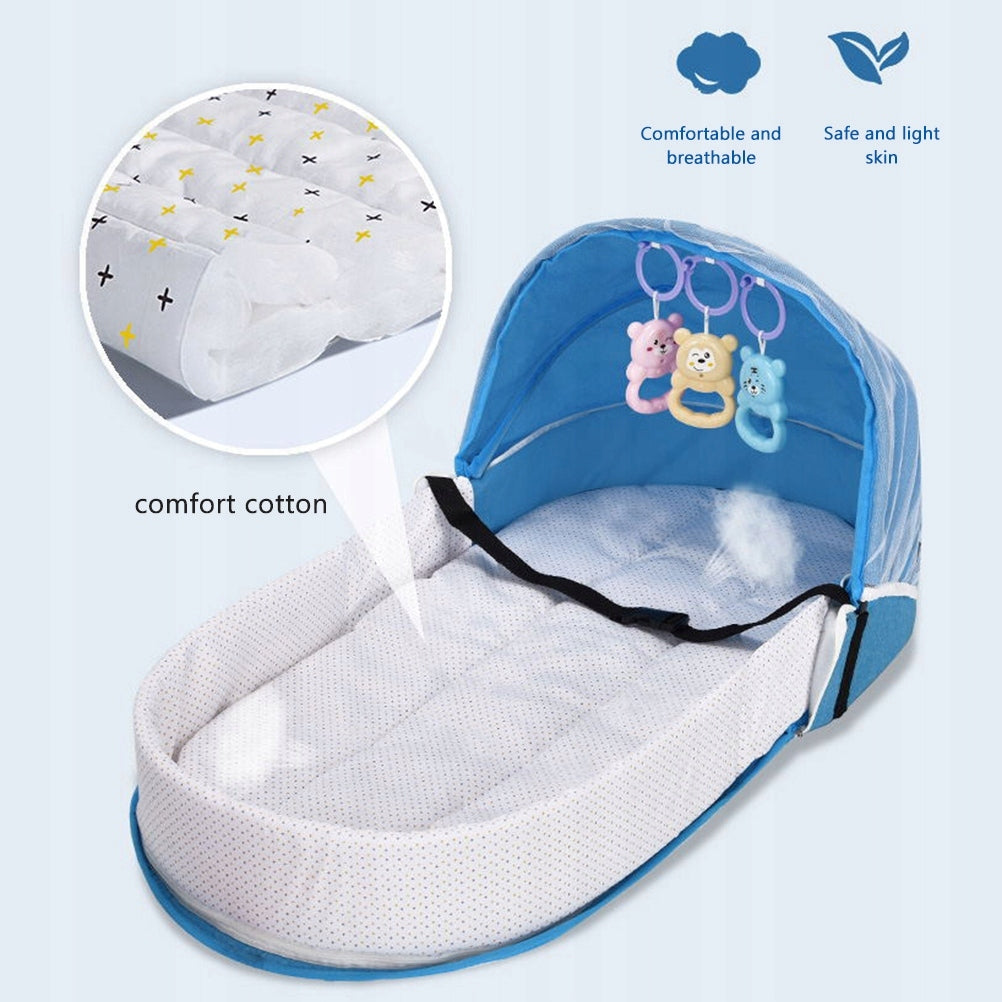 TRAVEL COT FOLDING MOSQUITO NET 82CM Color gray