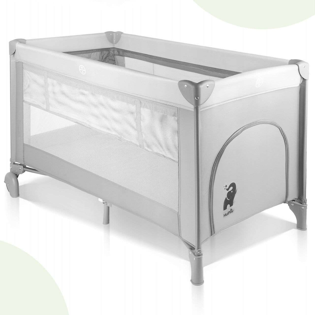 TRAVEL COT FOLDING PLAYPEN FOR BABY TWO-LEVEL MATTRESS BAG Medical device no