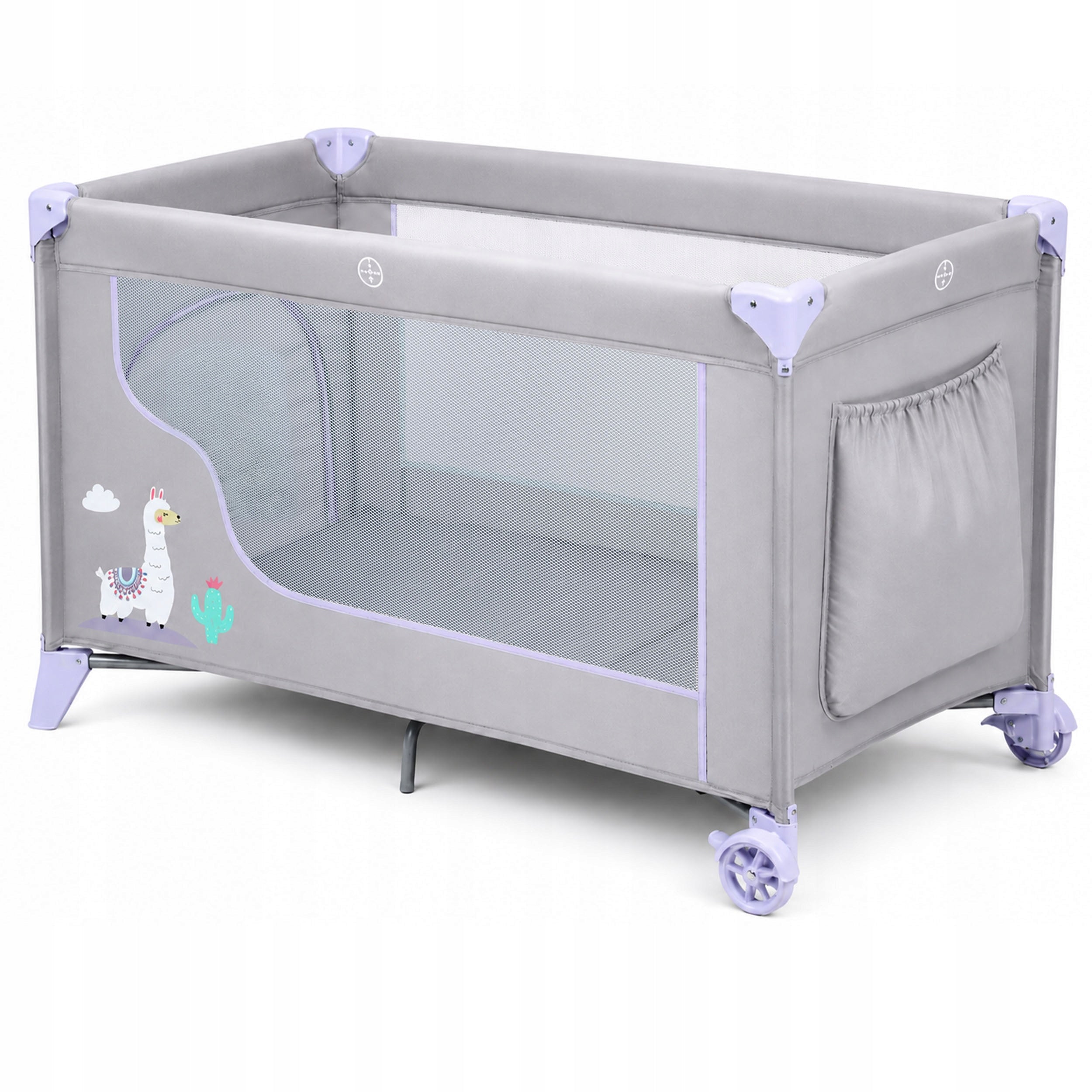 TRAVEL COT FOLDING TRAVEL PLAYPEN RICOKIDS MATTRESS + BAG Brand RicoKids