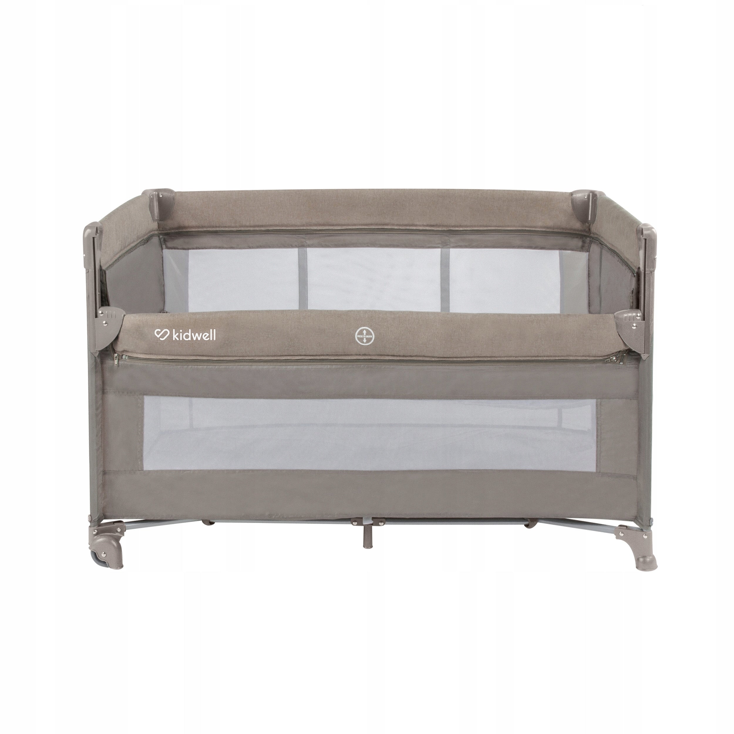 TRAVEL COT delivery PLAYPEN lowered side Kidwell Blissy Lift BEIGE Manufacturer code LOTUBLI02A3