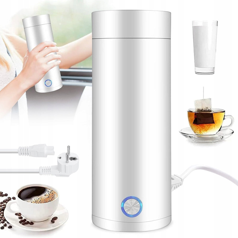 TRAVEL ELECTRIC KETTLE 400ML LIGHT AND PORTABLE FOR TEA COFFEE