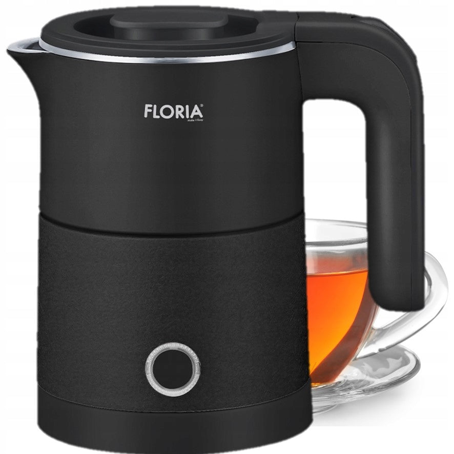 TRAVEL ELECTRIC KETTLE QUIET SMALL 1000W 0,5L