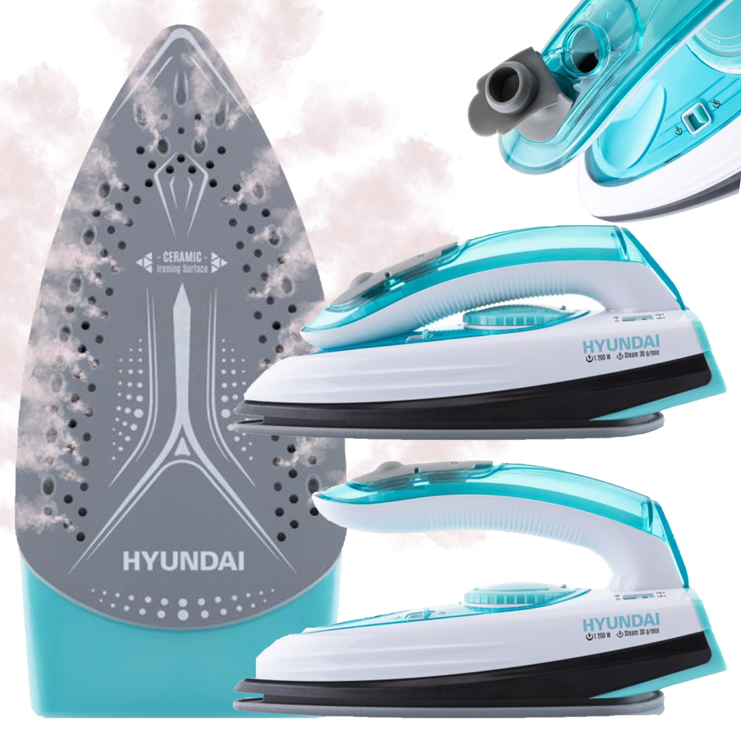 TRAVEL IRON CERAMIC FOLDING ADJUSTMENT °C 1200W HYUNDAI Manufacturer code BELLA-J-0887