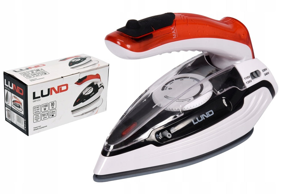 TRAVEL IRON SMALL TRAVEL 1100W FOLDING 3 FUNCTIONS LUND EAN (GTIN) 5906083057861