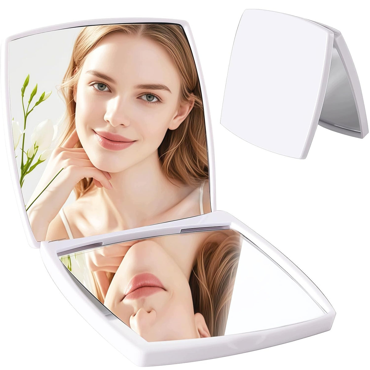 TRAVEL MAGNIFYING MIRROR COMPACT WALLET MIRROR FOR WORKSHOP