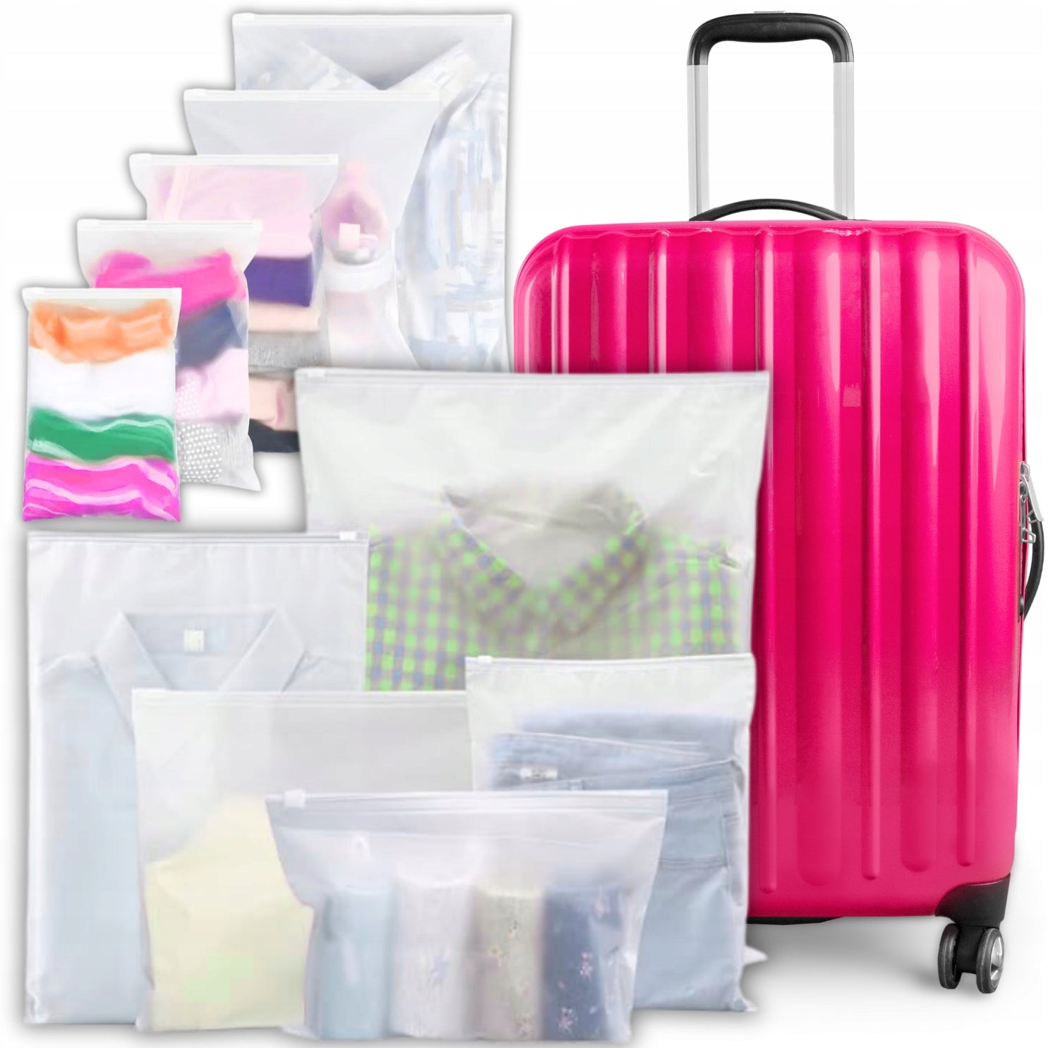 TRAVEL ORGANIZER 26 PCS FOR SUITCASE CLOSET BAGS SET BAGS CLOTHES SHOES