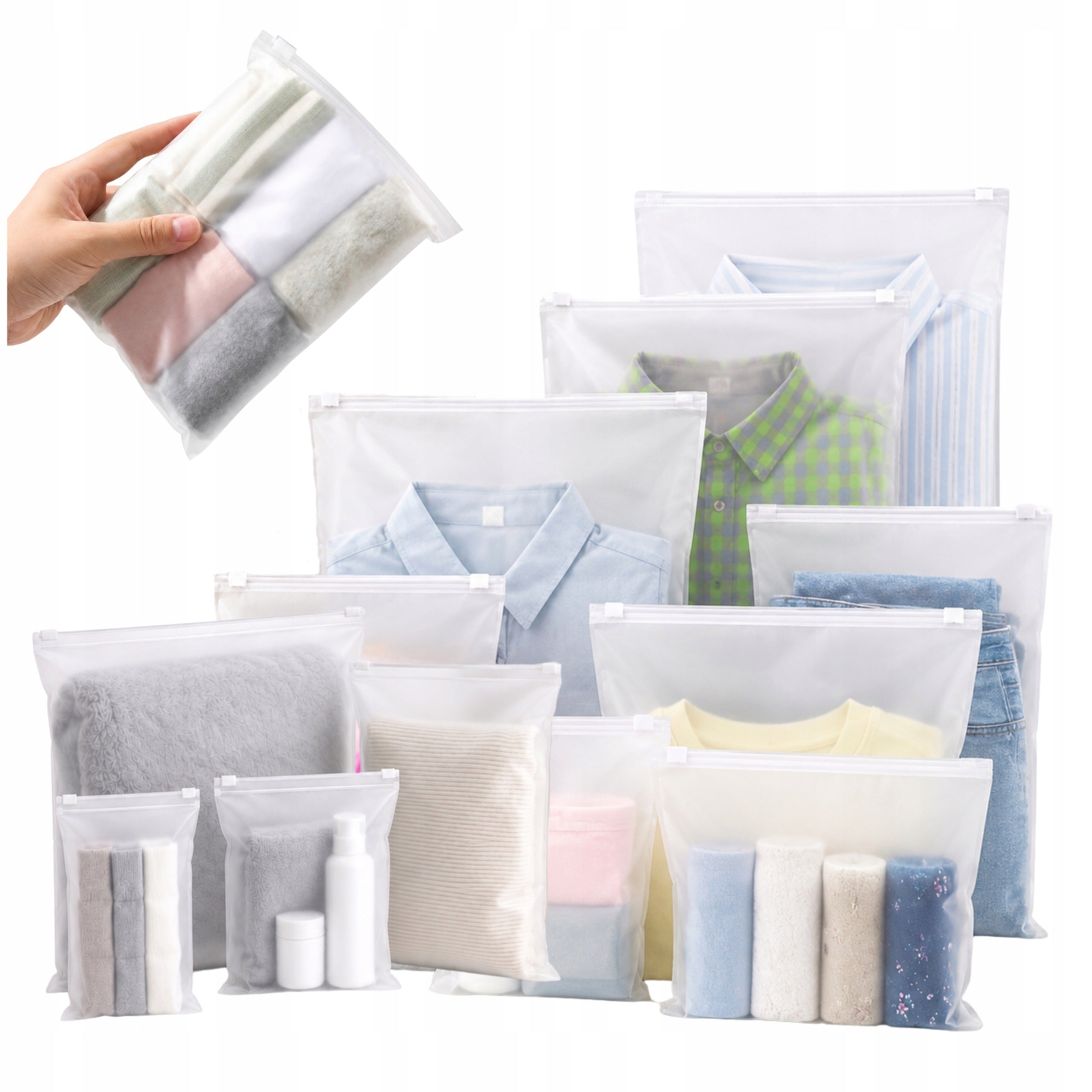 TRAVEL ORGANIZER 26 PCS FOR SUITCASE CLOSET BAGS SET BAGS CLOTHES SHOES