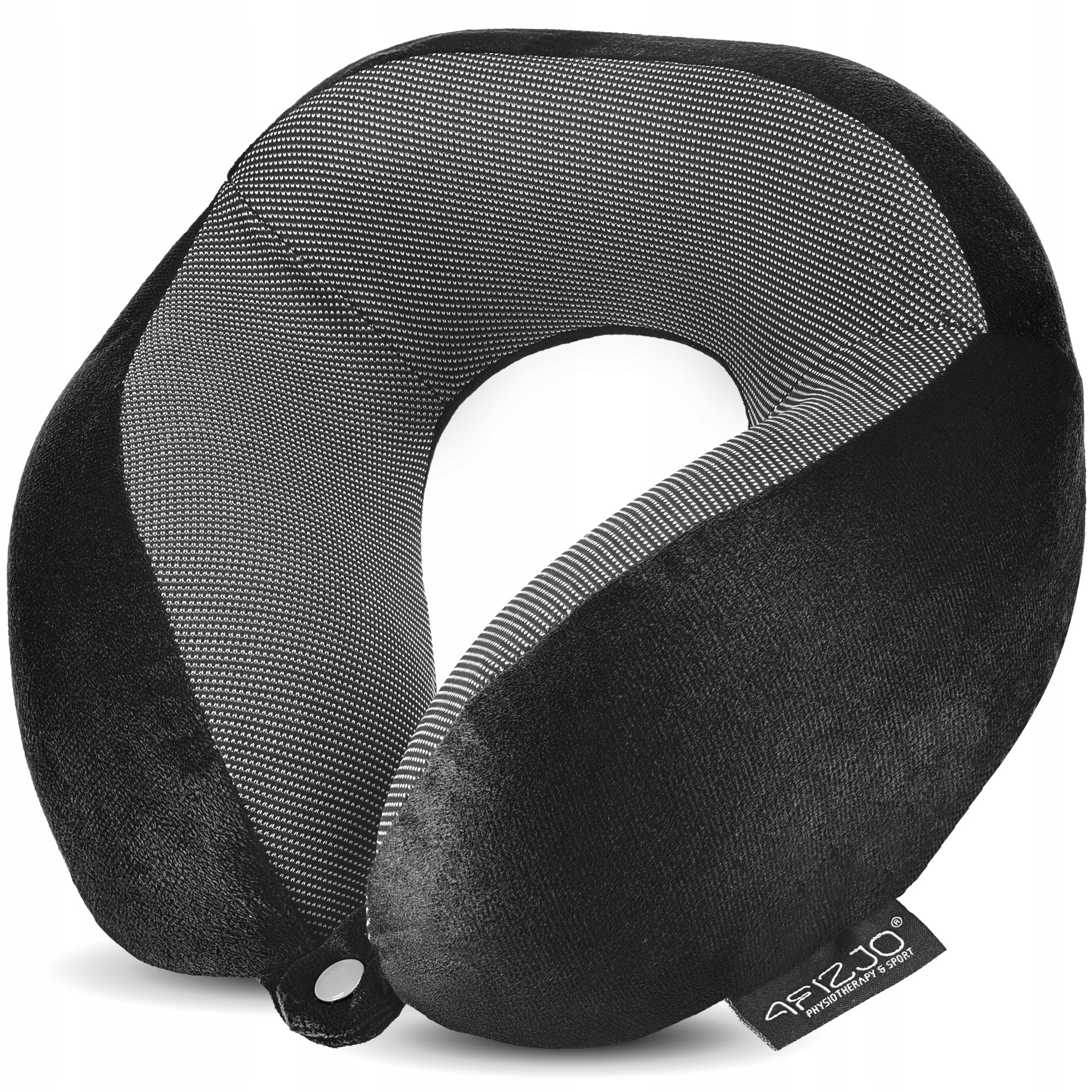TRAVEL PILLOW CROISSANT FOR NECK TOURIST FOAM VISCO MEMORY HEADREST