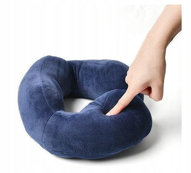 TRAVEL PILLOW CROISSANT NECK HEADREST FOR TOURIST CAR AIRPLANE Packaging status original