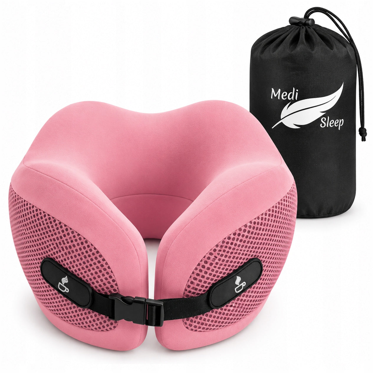 TRAVEL PILLOW TOURIST CROISSANT FOR AIRPLANE NECK MEDI SLEEP