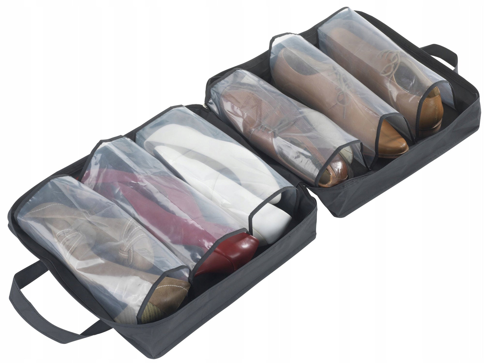 TRAVEL SHOE BAG SHOE ORGANIZER COVER FOR 3-6 PAIRS OF SHOES