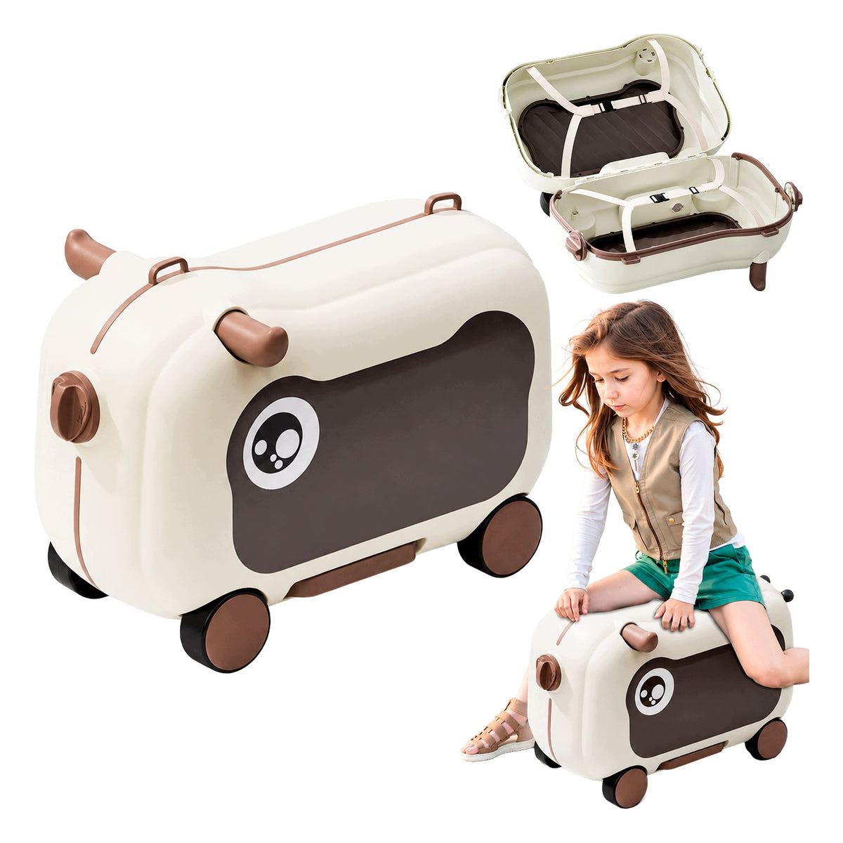 TRAVEL SUITCASE FOR CHILDREN CABIN HAND LUGGAGE ON WHEELS Packaging status original
