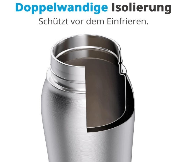 TRAVEL WATER BOTTLE FOR DOGS WITH VACUUM INSULATION 750ML Manufacturer code 3273278