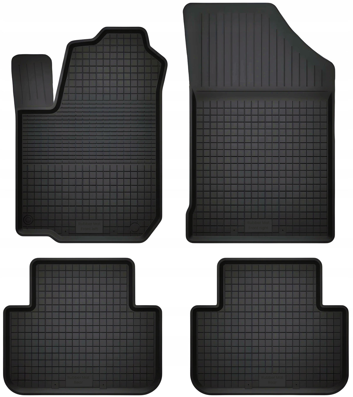TRAY RUGS FITTED SET PREMIUM RUBBER