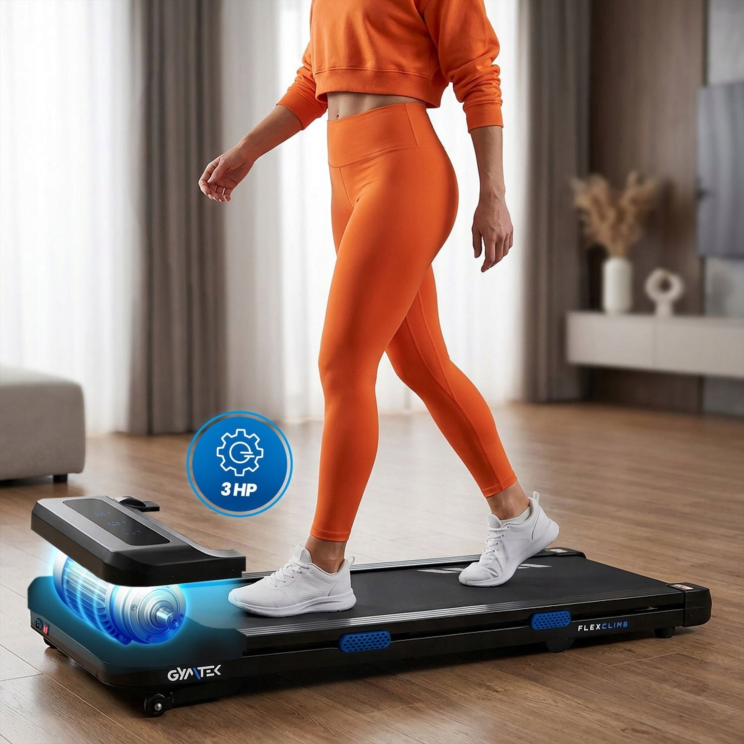 TREADMILL HOME ELECTRIC WALKINGPAD UNDER DESK SLOPE GYMTEK Brand Gymtek