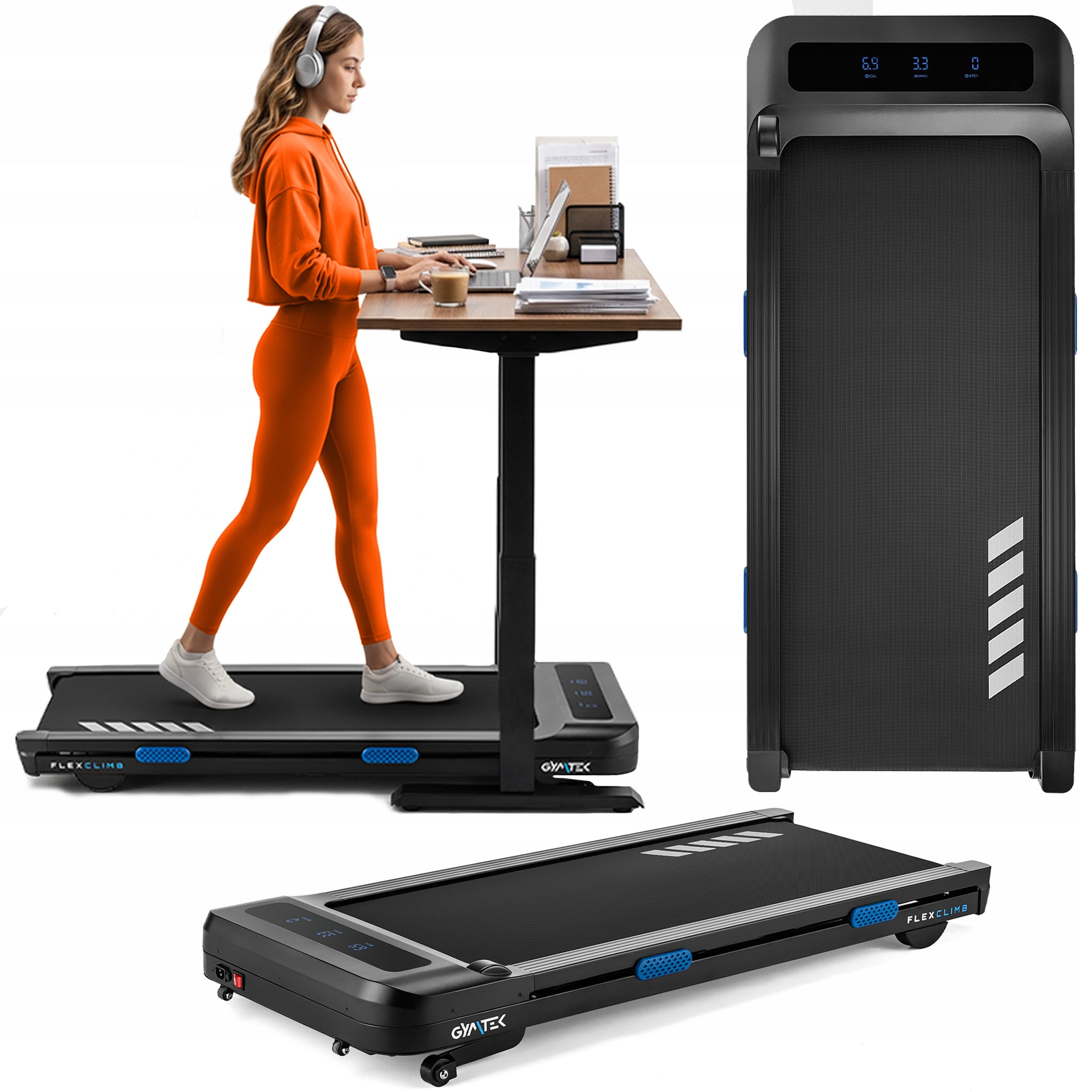 TREADMILL HOME ELECTRIC WALKINGPAD UNDER DESK SLOPE GYMTEK
