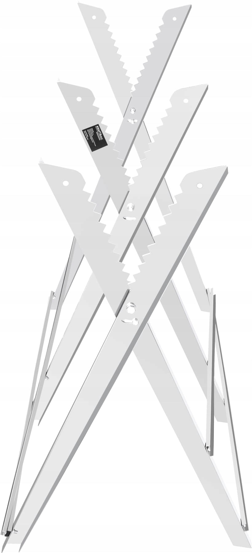 TREE CUTTING MARE 120KG METAL SILVER GALVANIZED STEEL STRONG SOLID Batteries included no
