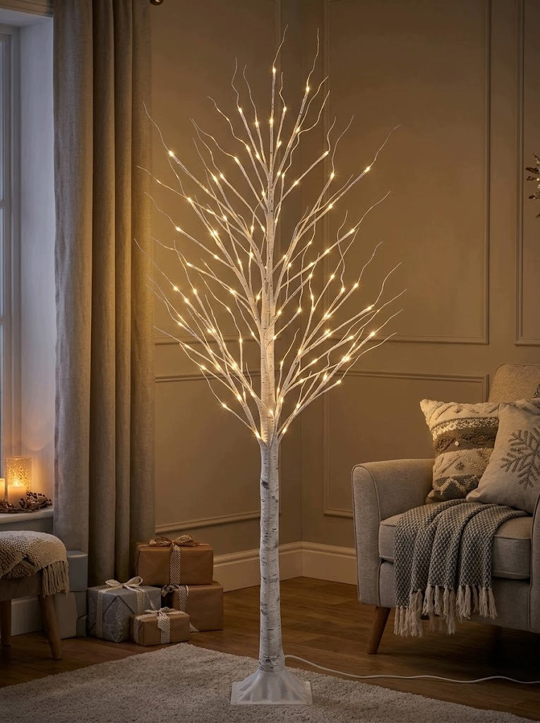 TREE LED BIRCH TREE 150CM WARM WHITE GLOWING DECORATION FOR HOME Manufacturer code GFY56