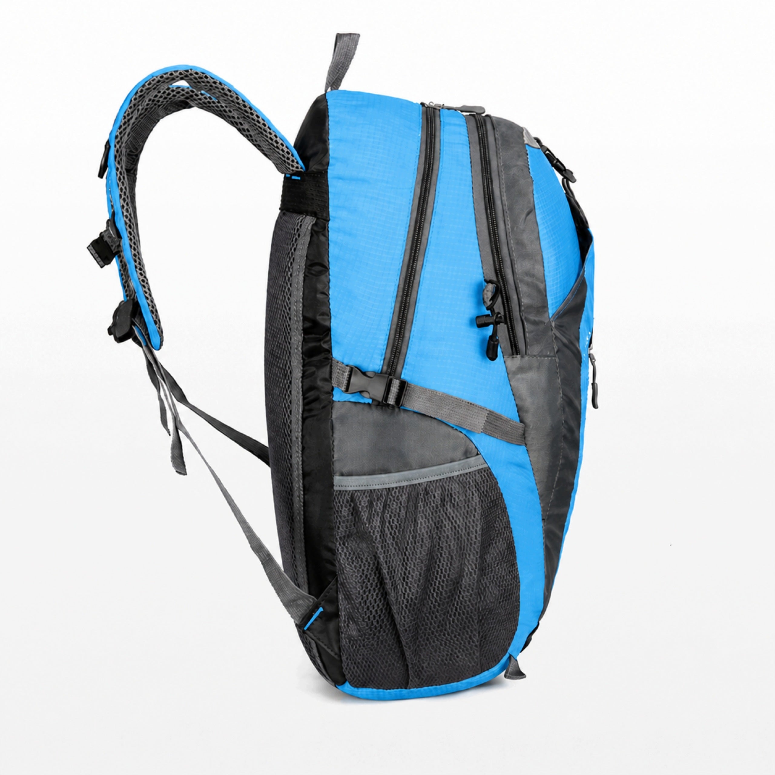 TREKKING BACKPACK 40L MOUNTAIN MEN'S WOMEN'S WATERPROOF BLUE Manufacturer code PLECAK TURYSTYCZNY PODRÓŻNY W GÓRY 40L MOCNY