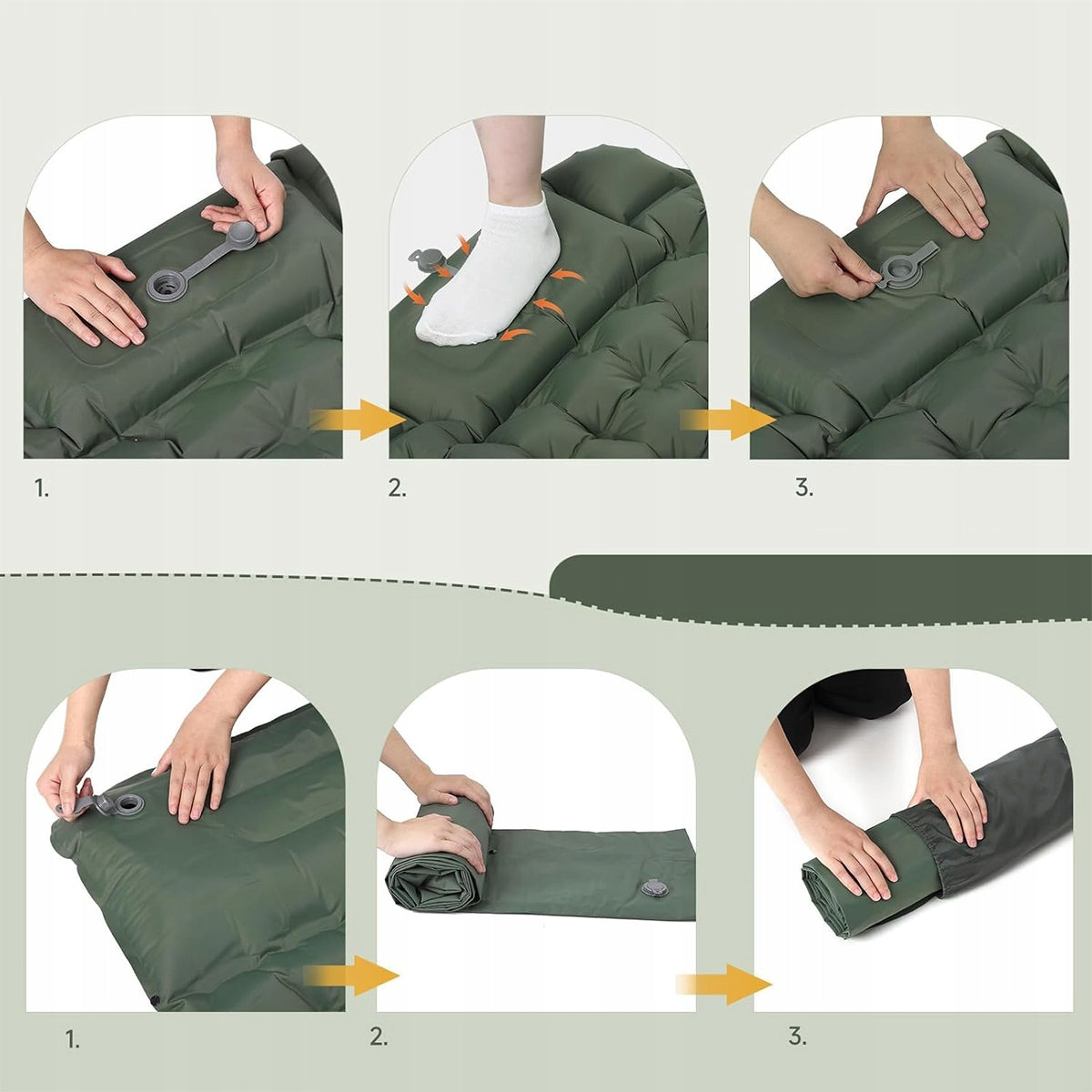 TREKKING MATTRESS 200X70X10 CM Brand no brand