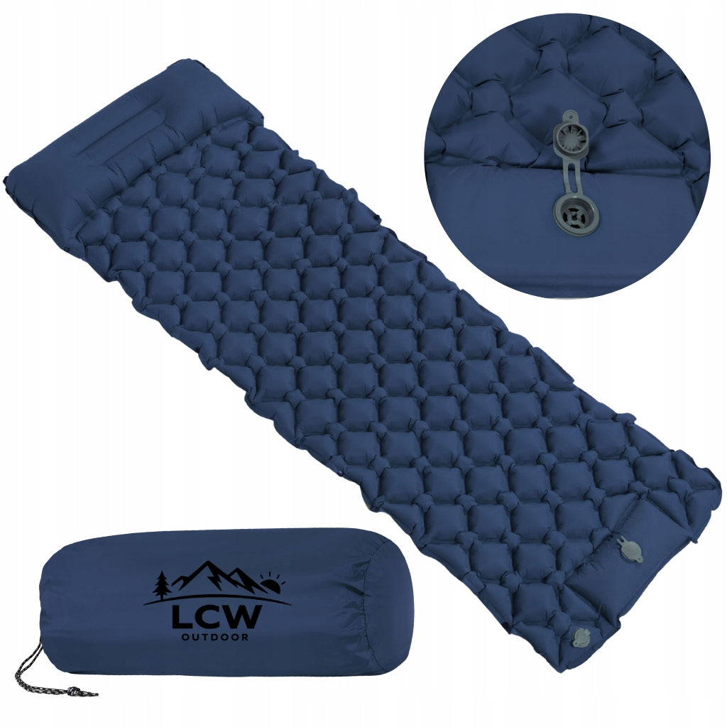 TREKKING MATTRESS WITH BUILT-IN PUMP ULTRALIGHT MAT + PUMP