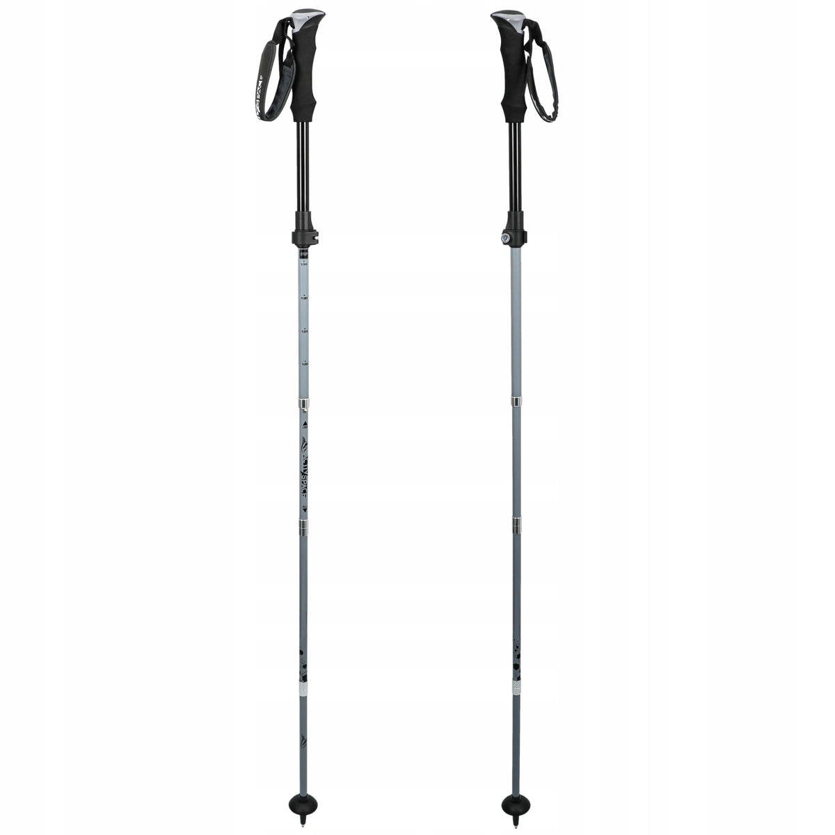 TREKKING POLES FOLDING POLES IN MOUNTAINS FOR WALKING FOLD SET OF 2PCS QUALITY Brand Activ/Space
