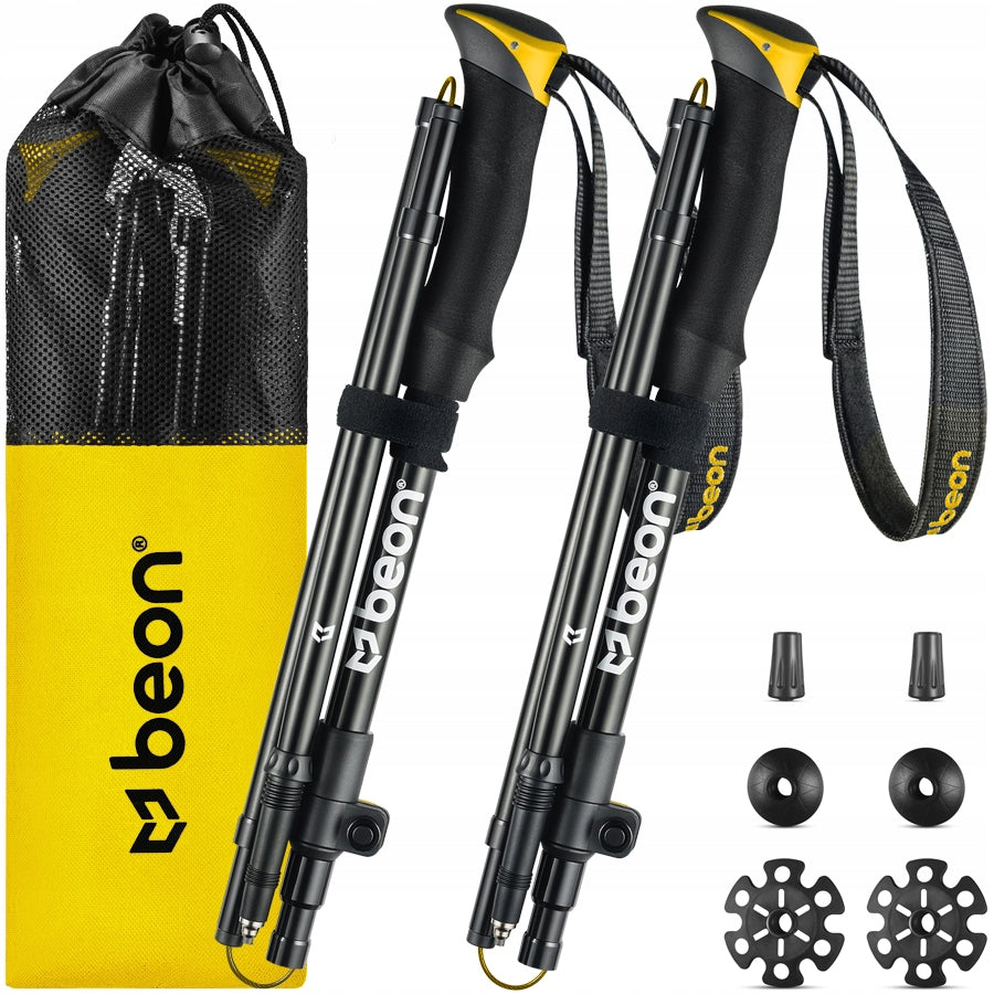 TREKKING POLES FOLDING POLES IN THE MOUNTAINS FOR WALKING IN THE MOUNTAINS ADJUSTABLE