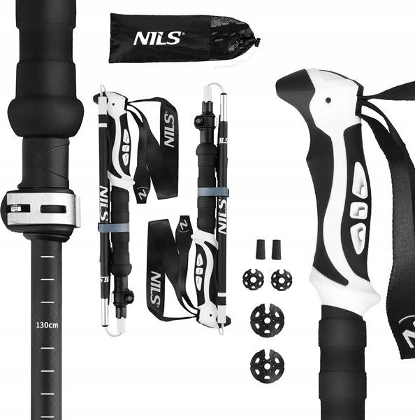 TREKKING POLES NILS ALUMINIUM TK8603 ADJUSTABLE 38,5-135CM