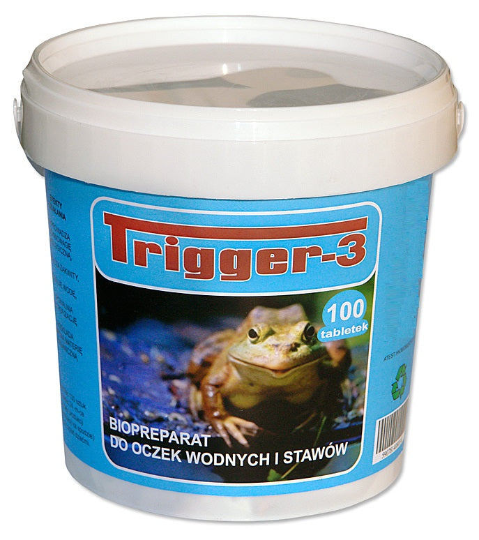 TRIGGER-3, 100 pcs. pond algae green water bacteria for pond