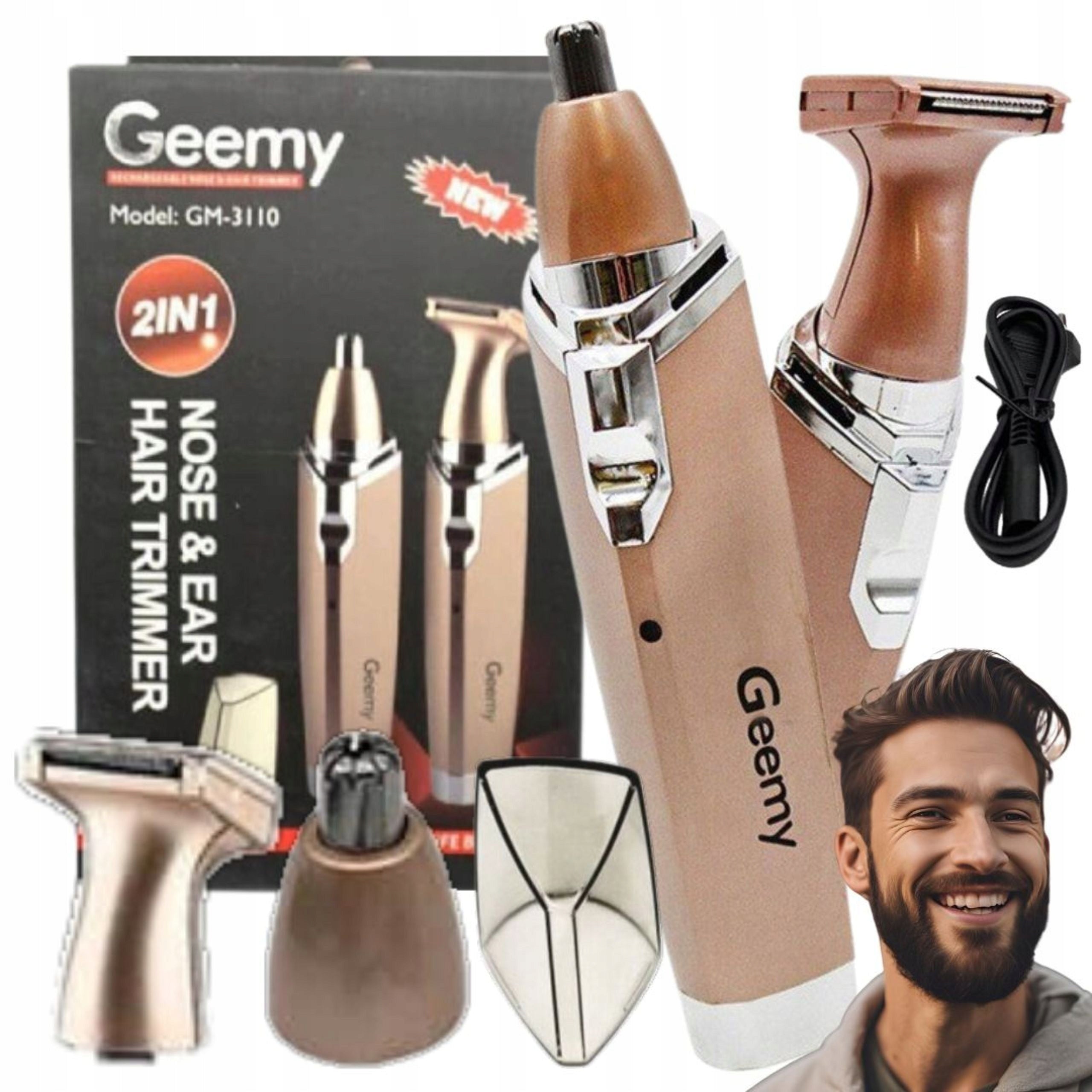 TRIMMER EAR NOSE SHAVER SHAVE BEARD HAIR FACIAL HAIR MALE EFFICIENT EAN (GTIN) 5907068660526