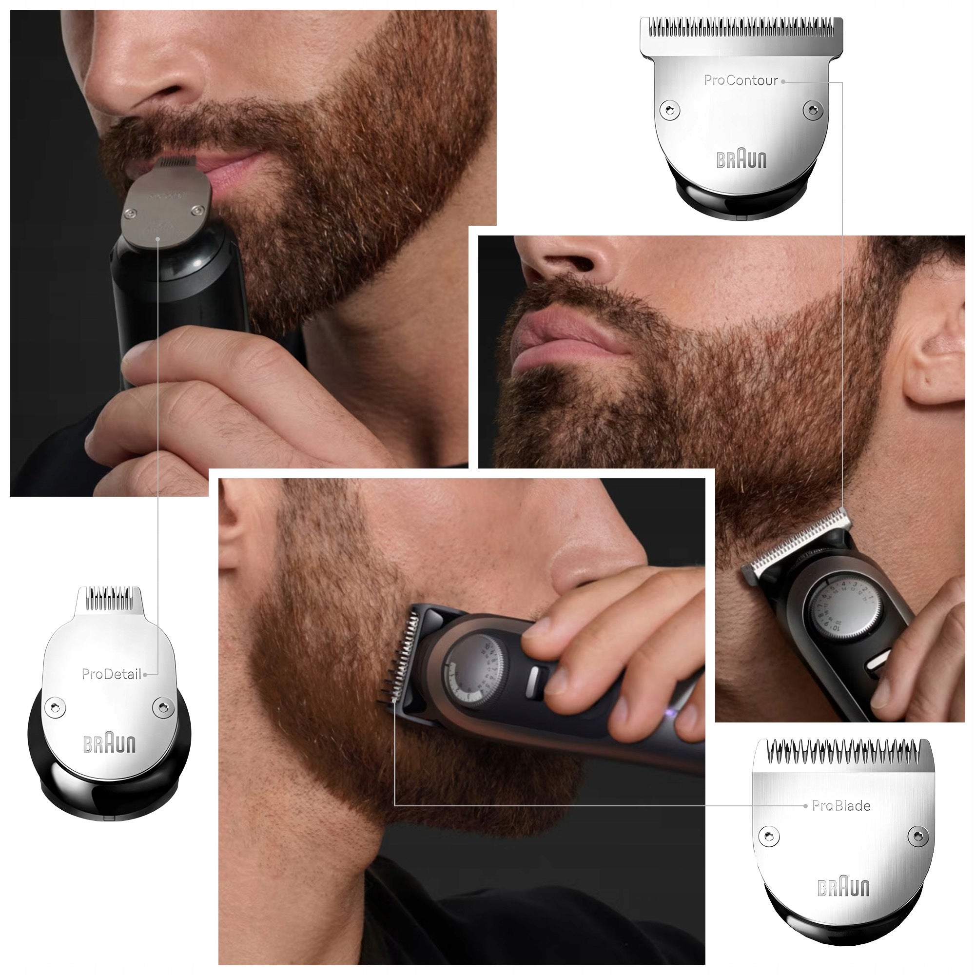TRIMMER HAIR CLIPPER BRAUN SERIES 9 PRO +SHAVER +11 BARBER PACK Packaging status original