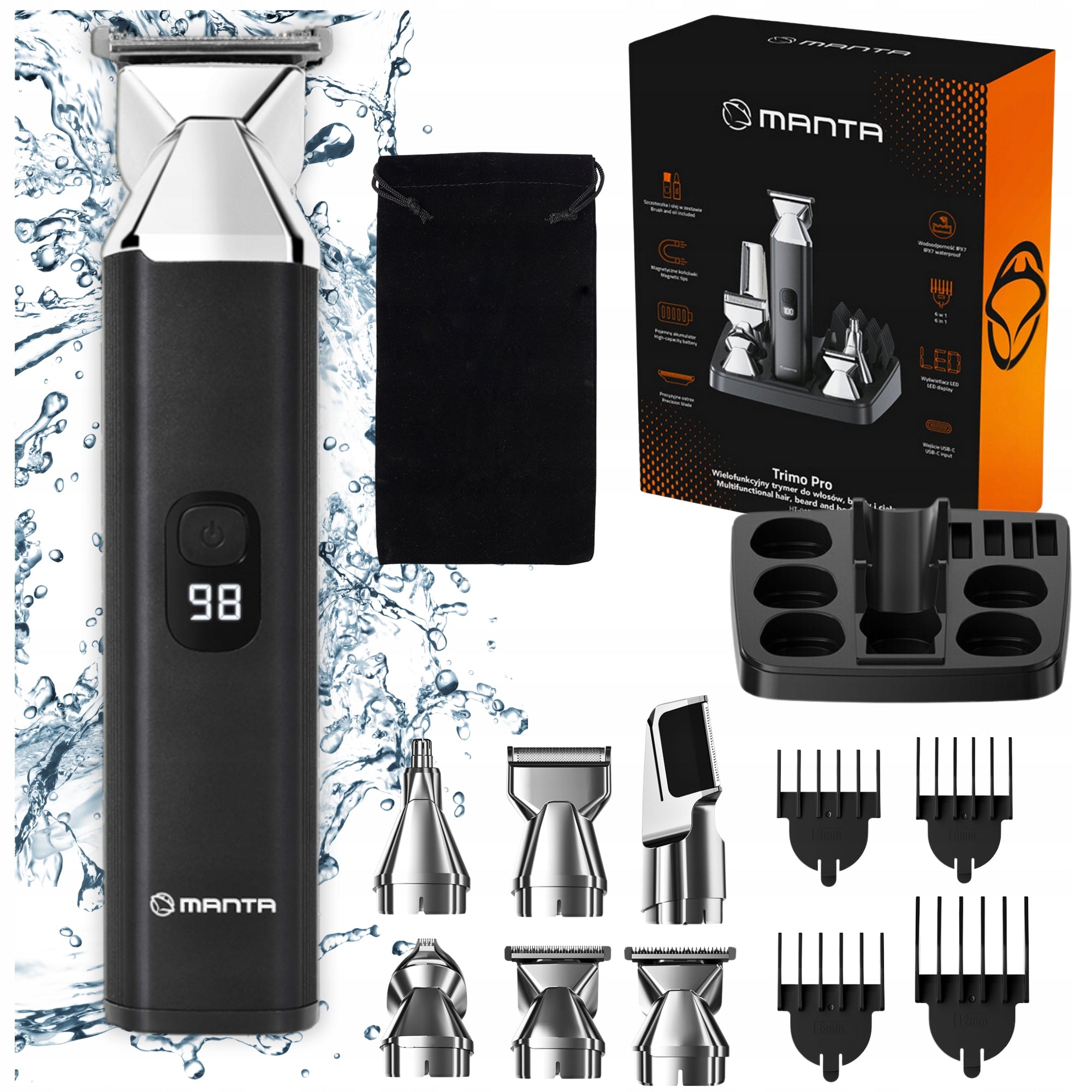 TRIMMER MACHINE SHAVER for cutting beard hair nose ears body