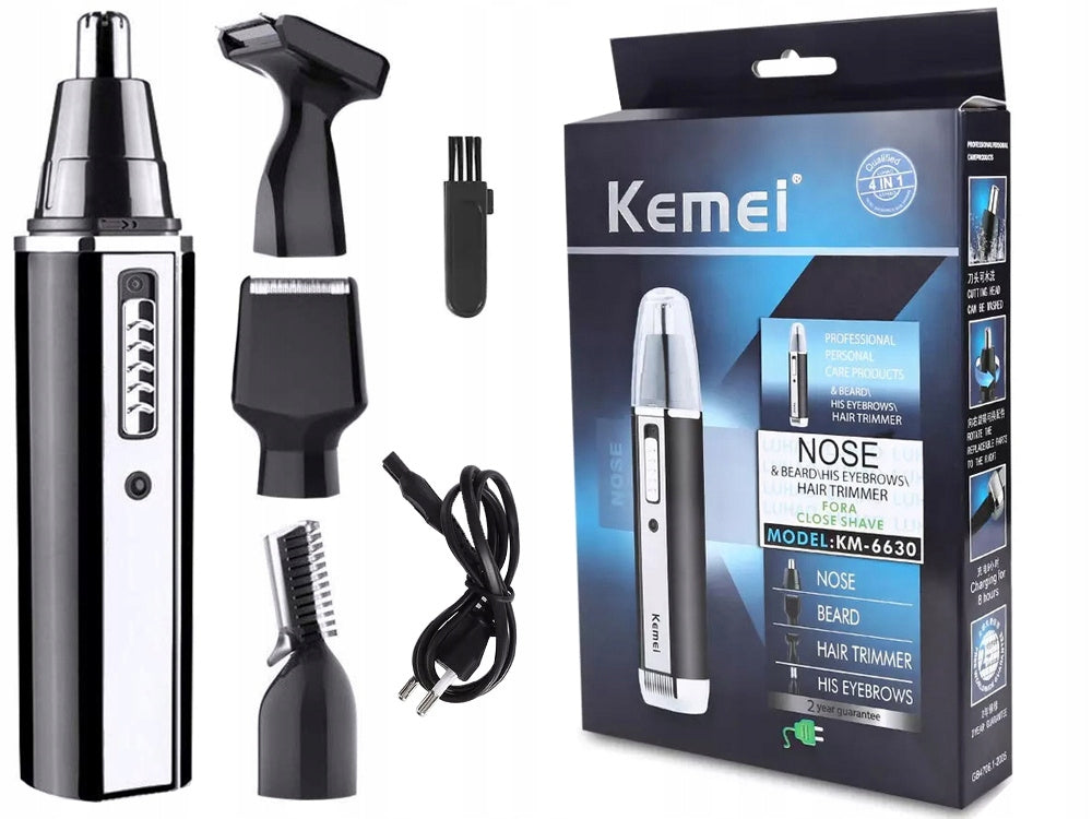 TRIMMER NOSE HAIR BEARD SHAVER 4in1 Packaging status original