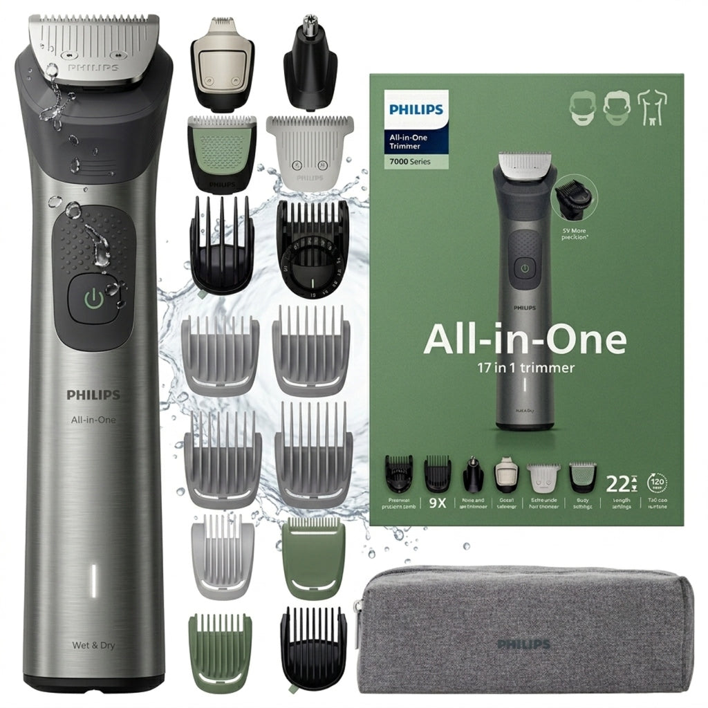 TRIMMER PHILIPS 17in1 FOR BODY FACIAL HAIR WIRELESS SHAVER